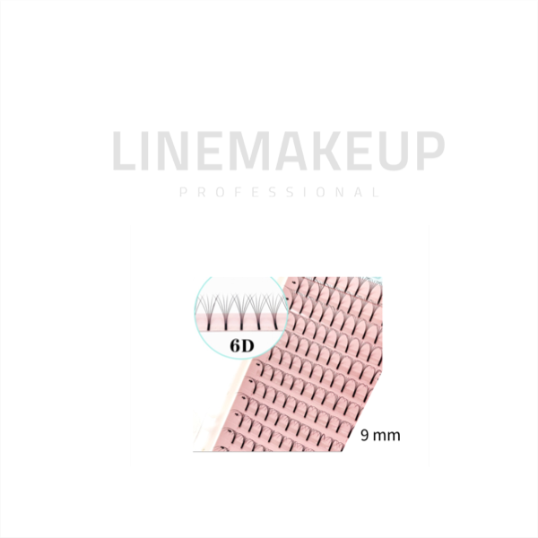 Extension de cils volume russe 6D 9mm